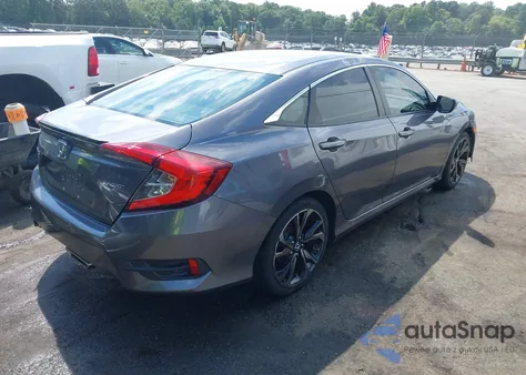 2020 Honda Civic Sport z USA, uszkodzony, nr VIN 2HGFC2F87LH600168